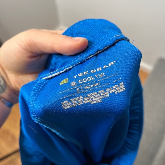 tek gear blue basketball shorts w pockets - Picture 4 of 5